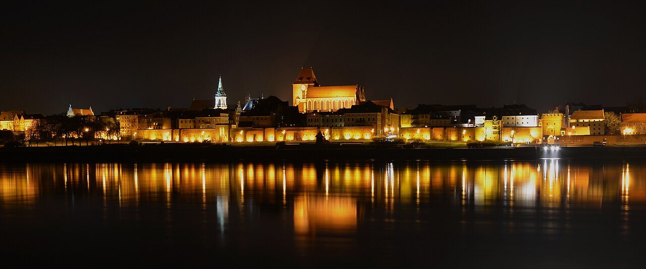 Panorama nad Wisłą — Toruń
